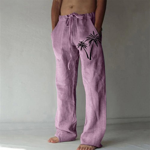 Mens casual linen pants - mens,