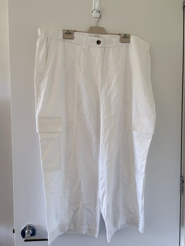 Suzanne grae white - linen, cargo