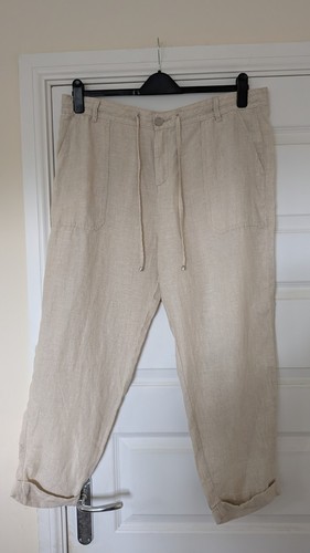 100 linen trousers - trousers, size