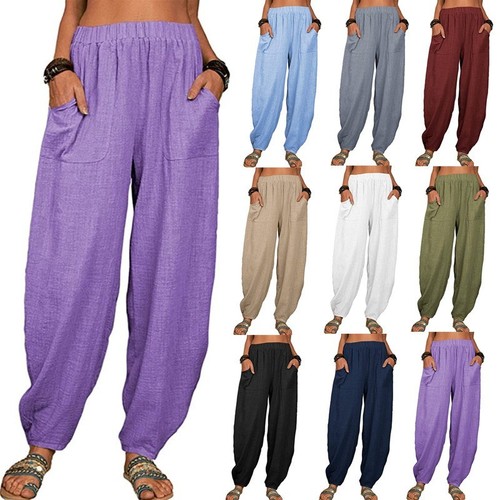 Womens summer cotton linen - cotton,