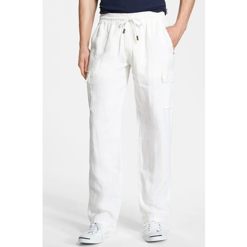 Vilebrequin linen cargo pants - linen,