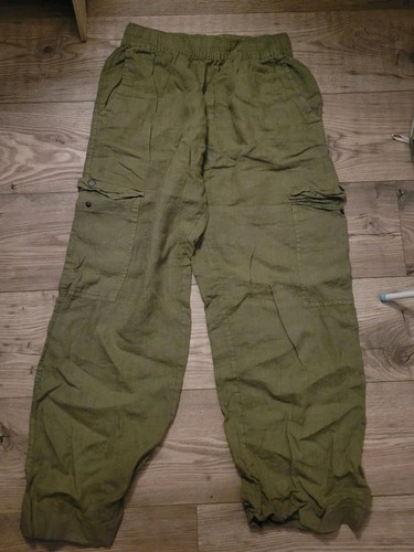 Green cargo pants trousers - cargo,