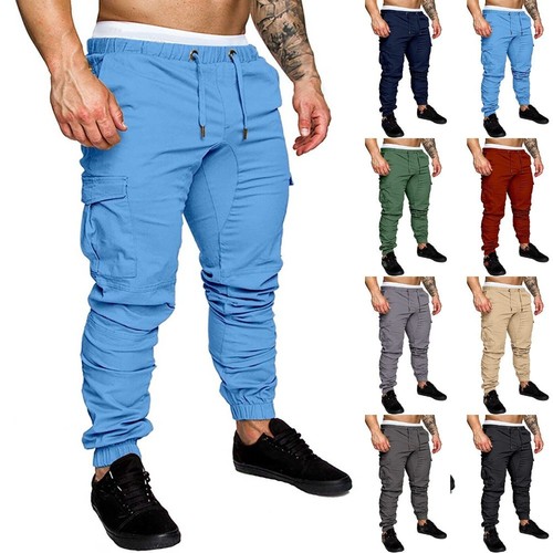 Mens cotton linen cargo combat - linen,